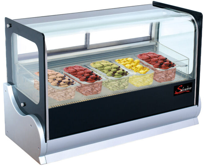 ICE CREAM DISPLAY FRIDGE FREE STANDING